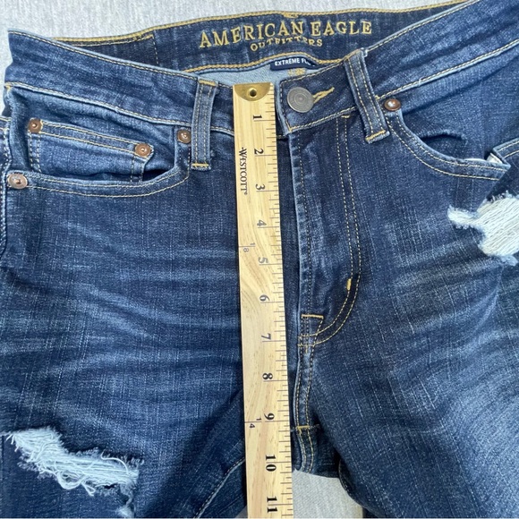 American Eagle Outfitters Men’s Jeans Size 29 x 32 Extreme Flex 4 Slim Straight - Picture 14 of 15